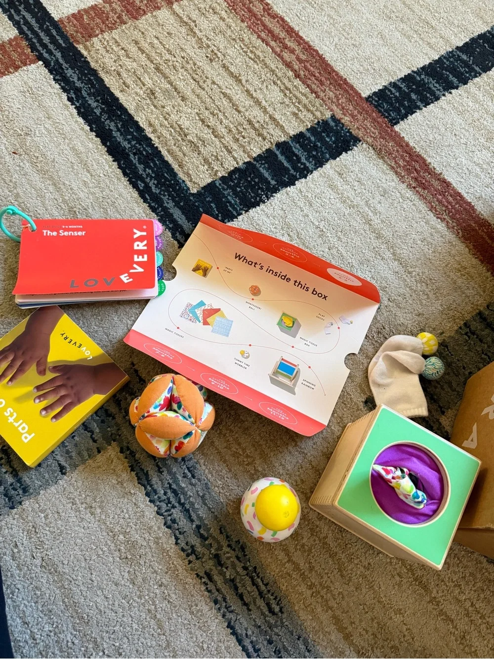 The Senser Baby Sensory Play Kit - Yellow/White